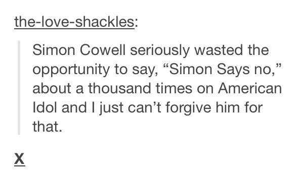 "Simon says no"
