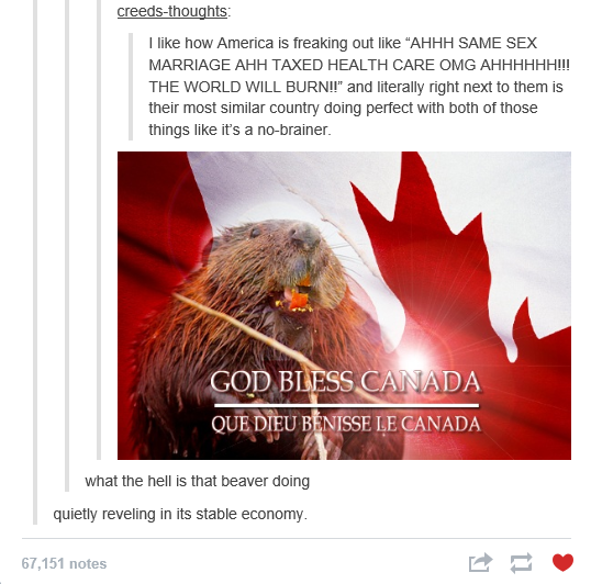 A Canadian post not making fun of Canada?? What is this?!