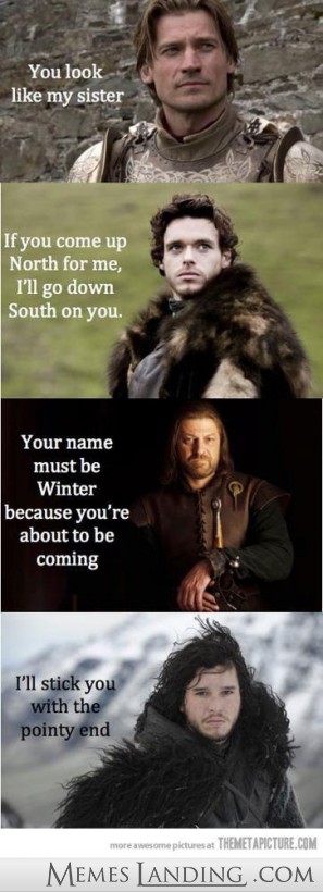 game of thrones pick up lines