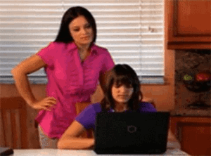 When my sister's using my computer and a wild porn ad appears