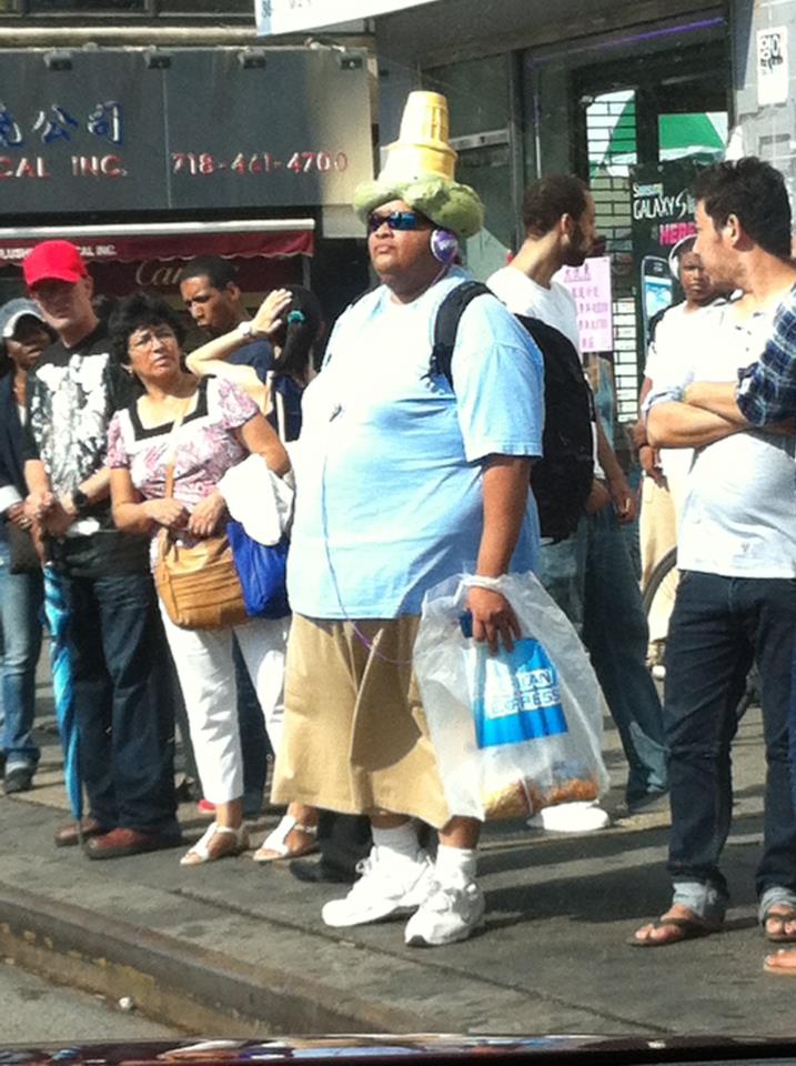 What i'm greeted with at the bus stop