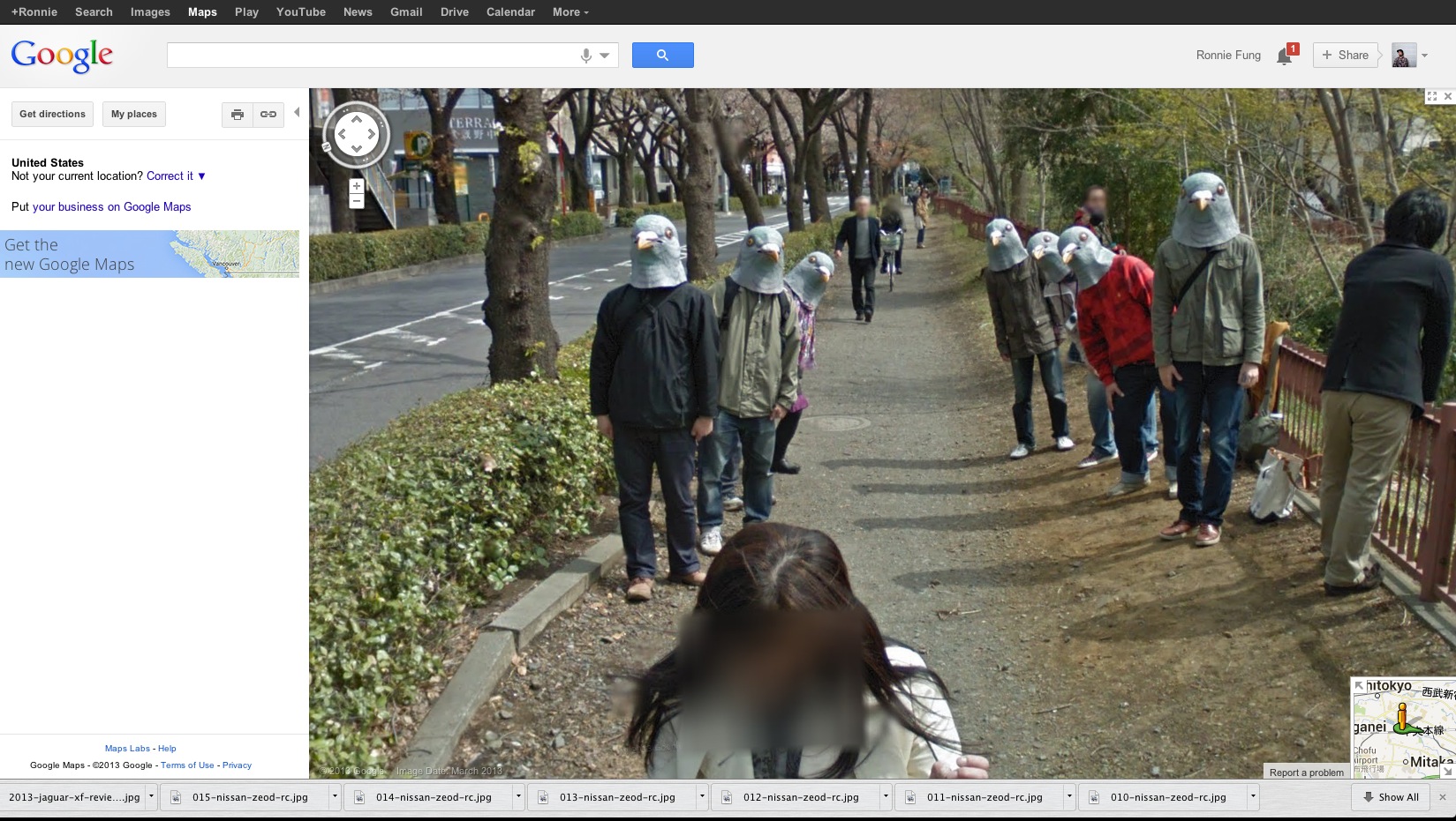 Google Birdview in Japan..... dudes are ***ed!