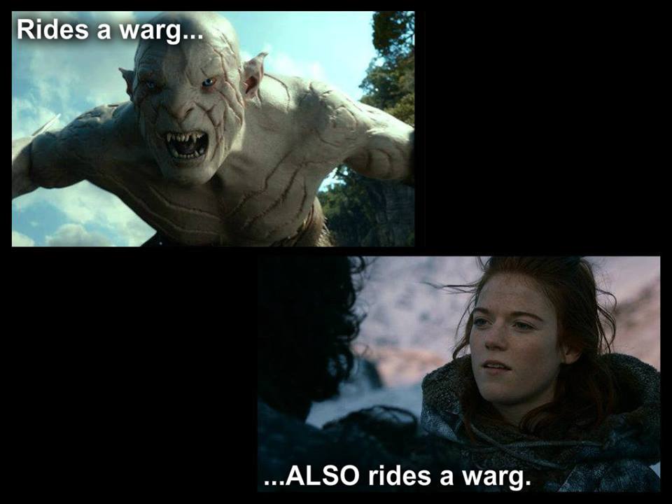 Riding wargs