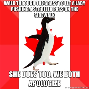 I present, Socially Canadian Penguin