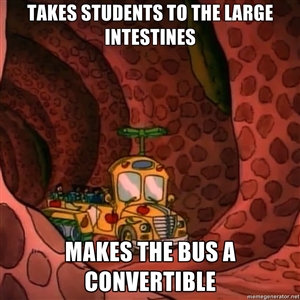 Was reliving my childhood when I noticed Scumbag Ms. Frizzle