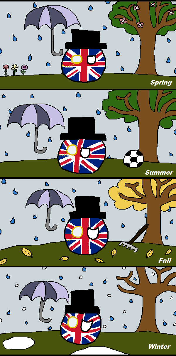 The four season of the UK.