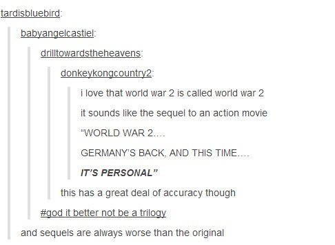 WWII- the sequel
