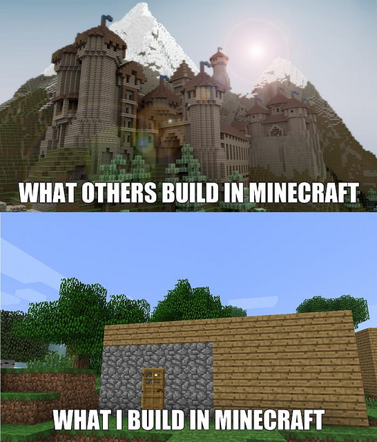 When Building In Minecraft