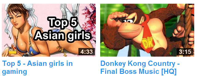 Donkey kong, you perv.