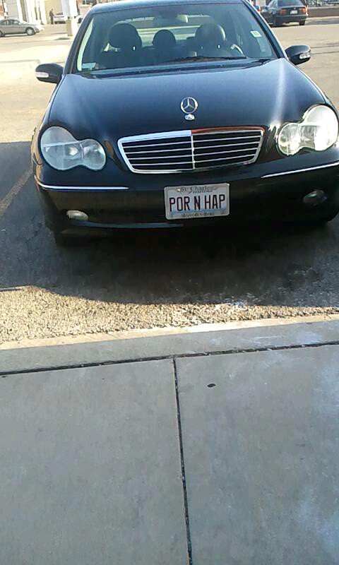 I had to do a double-take on this guy's license plate