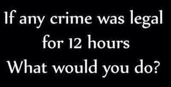 Comment to tell us what you would do