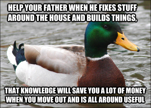 If you still live with your parents