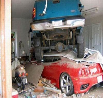 Check Out My 2 Car Garage...