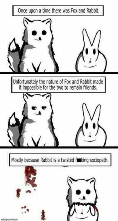 Never trust a rabbit