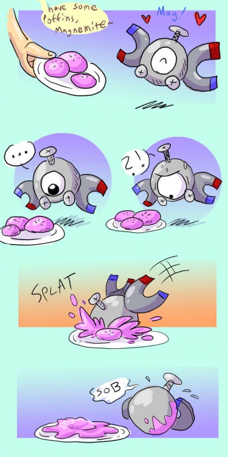 Poor magnemite.