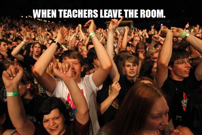When teachers leave....