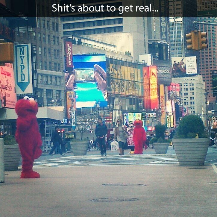 Tickle me mother***ing Elmo