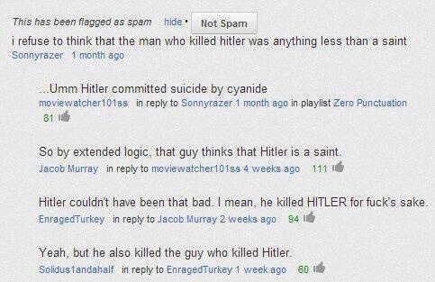 Hitler, the saint...