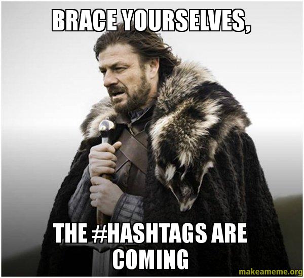 Facebook allows hashtags now