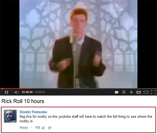 RickRolling in a whole new level!