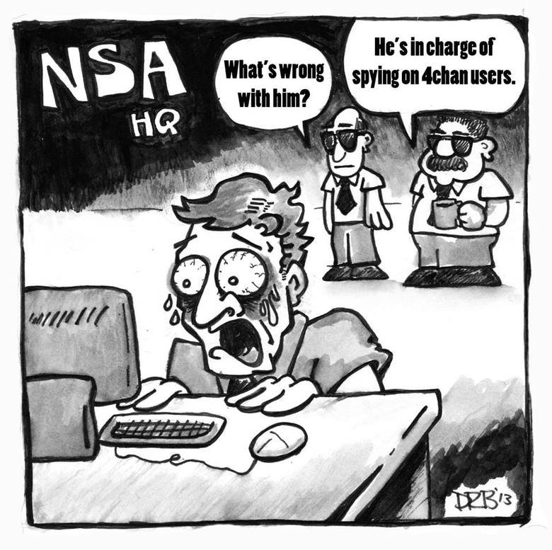 the NSA will not know how to react