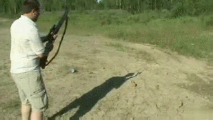 How to properly use a rifle.