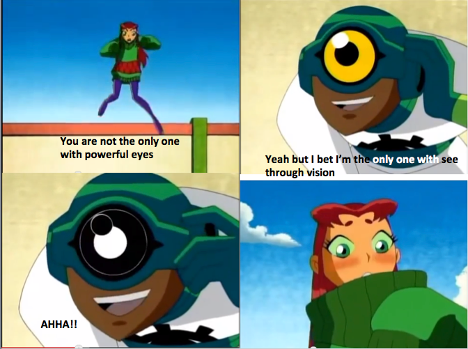Saw this gold while re-watching Teen Titans [episode in the comments]