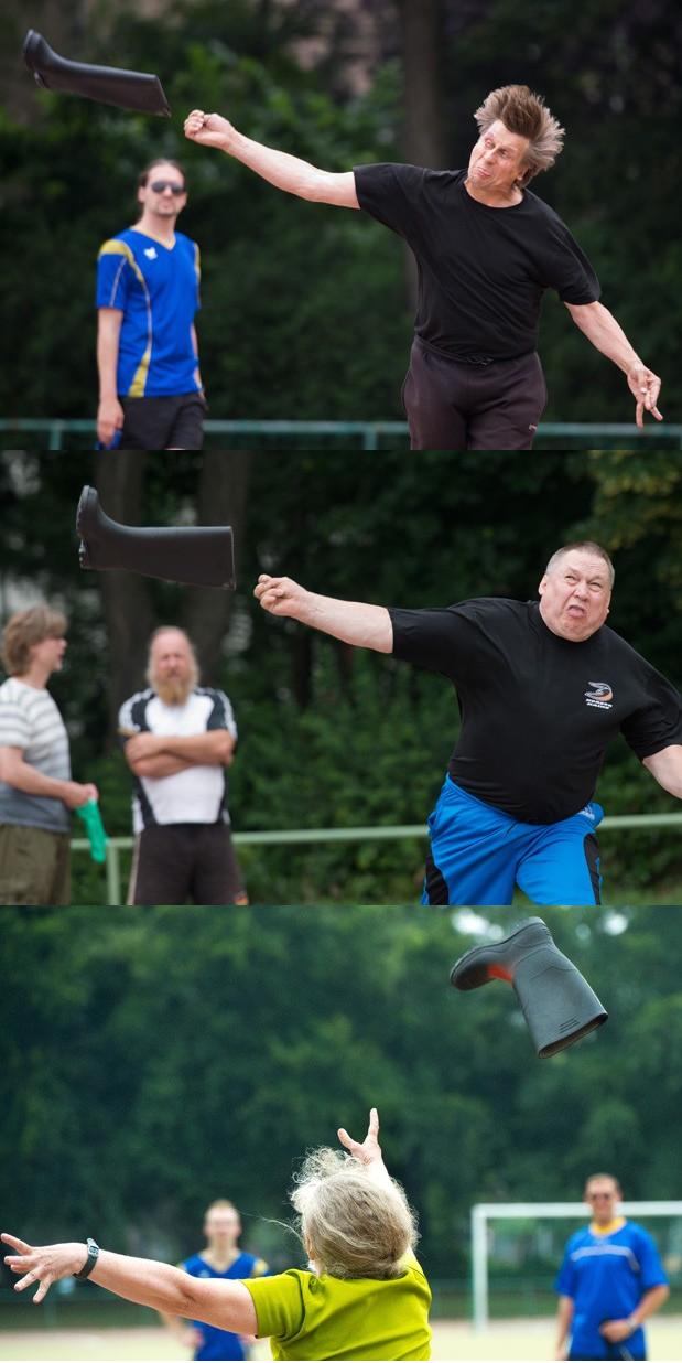 The World Wellington Boot Throwing Championship (Germany)