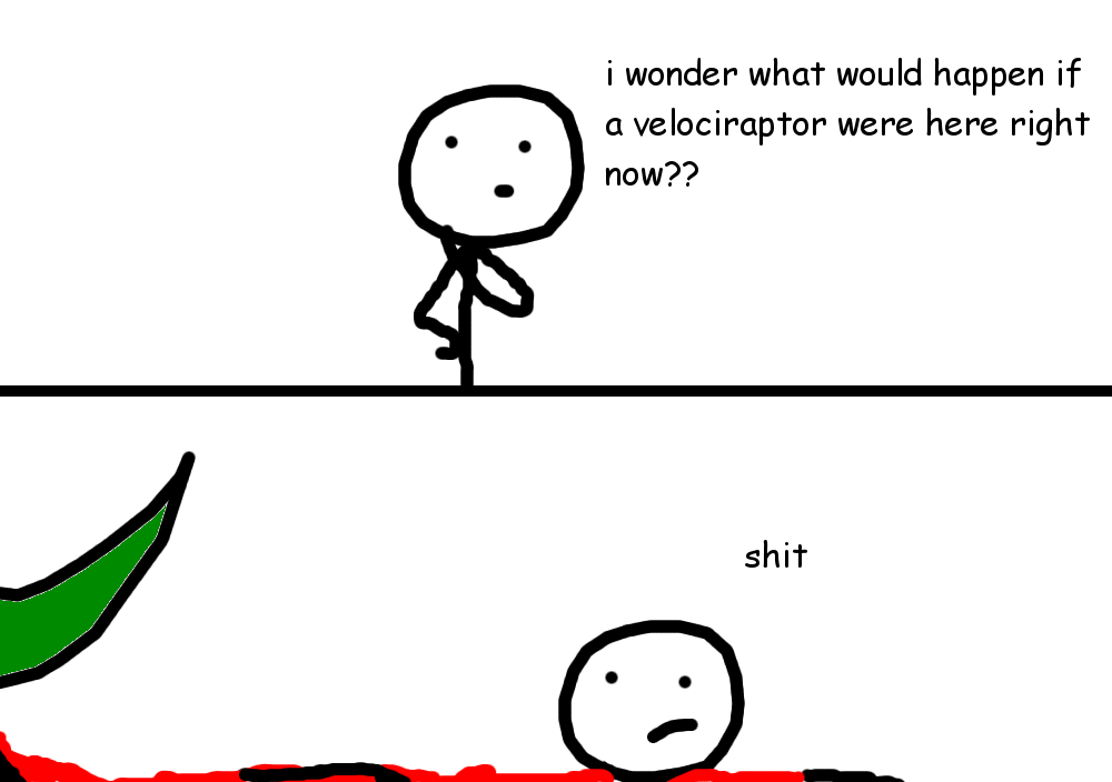 Gawd dang velociraptors