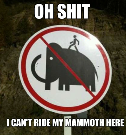 That's too bad...