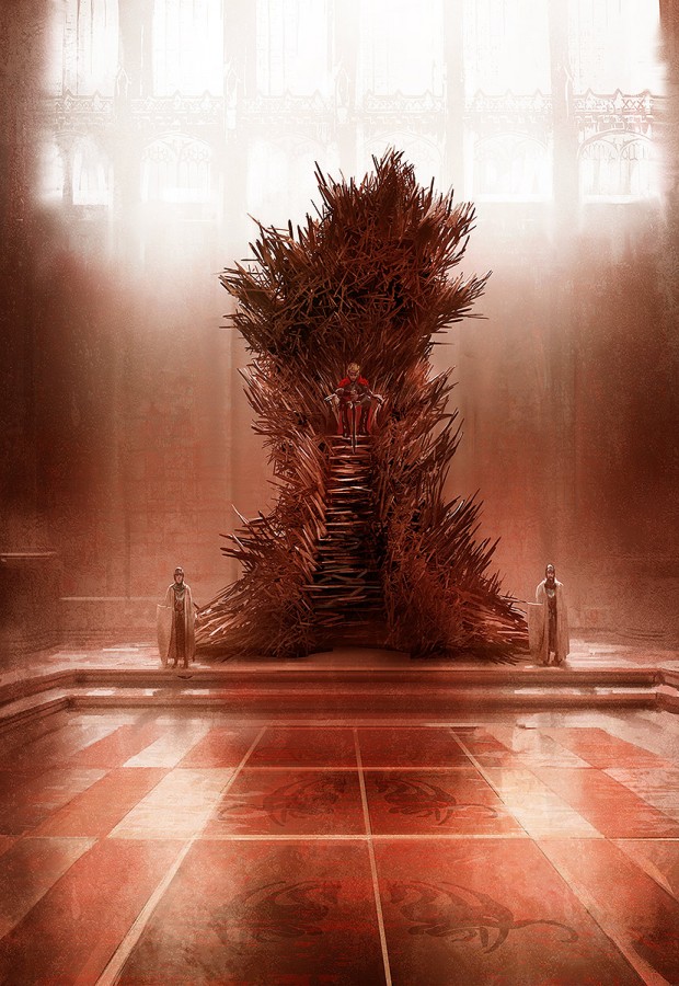 The Iron Throne as G.R.R.M. envisioned it