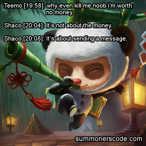 What a considene, that Shaco looks just like Joker