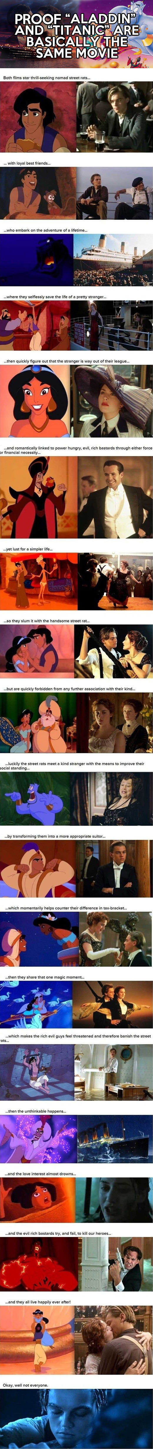 Aladdin & Titanic