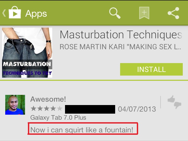 Play Store, more than you bargained for...