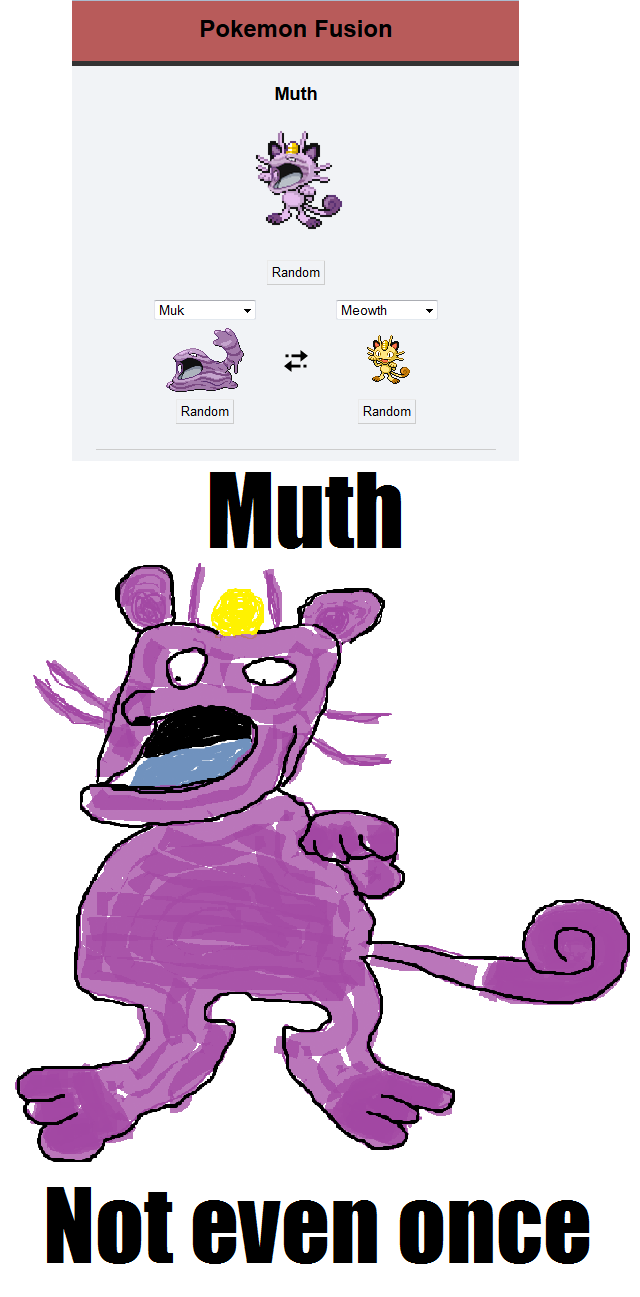 Muth, the meth of pokémon
