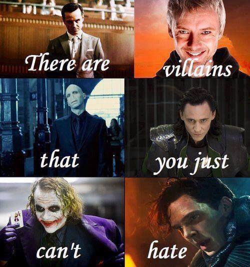 I only like villains with noses
