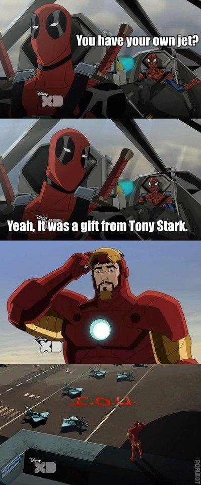 Getting real tired of your sh*t, Deadpool