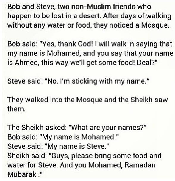 Mohammed and steve