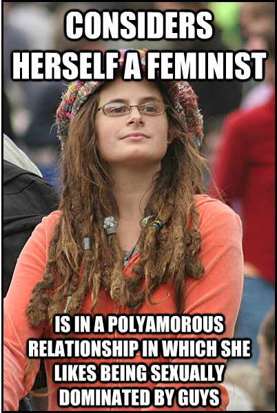 My 'feminist' friends logic...