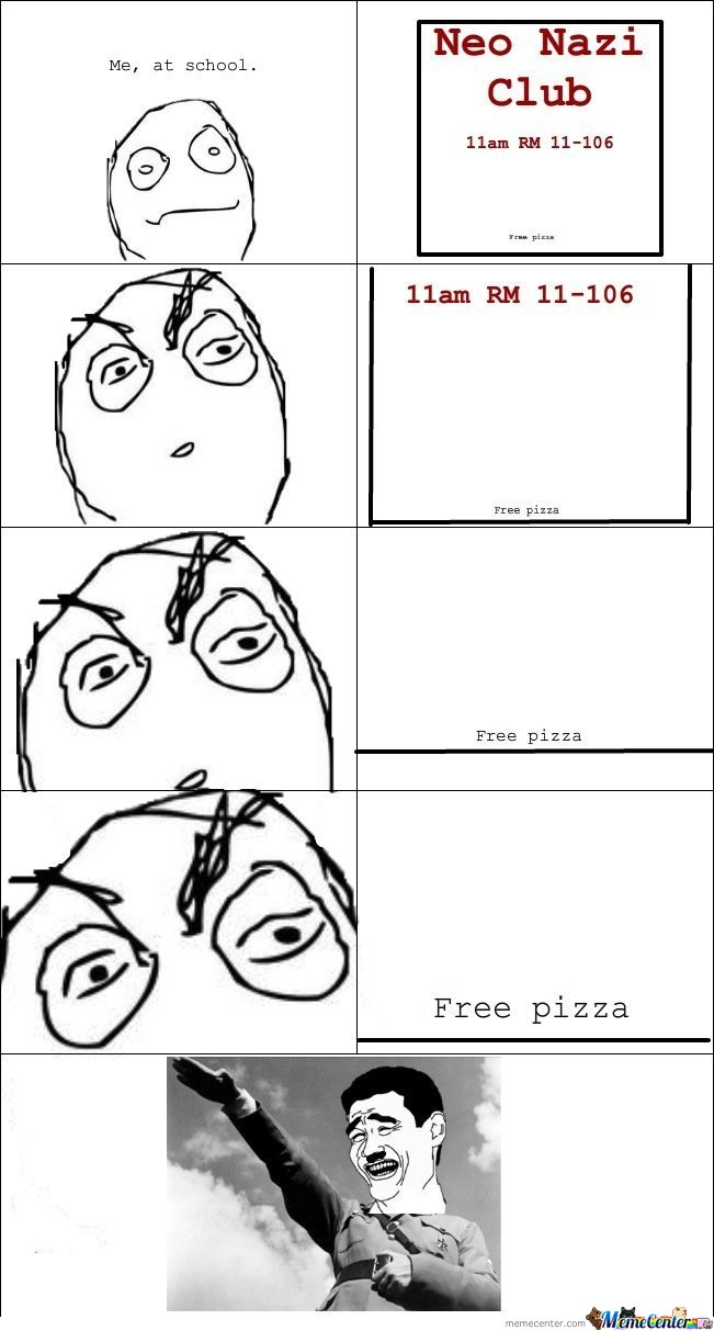 What is that? Free Pizza?