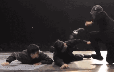 Korean breakdance...