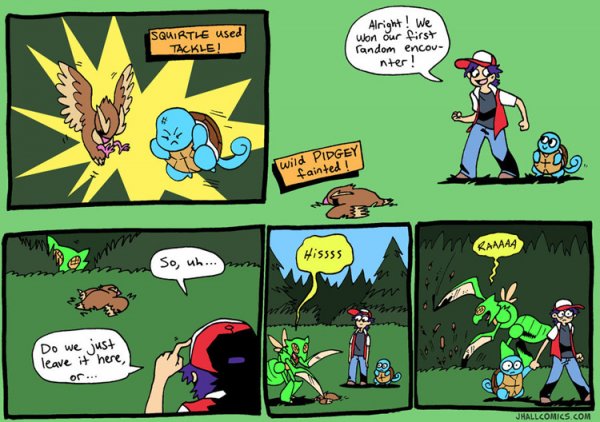 the fate of fainted pokemons