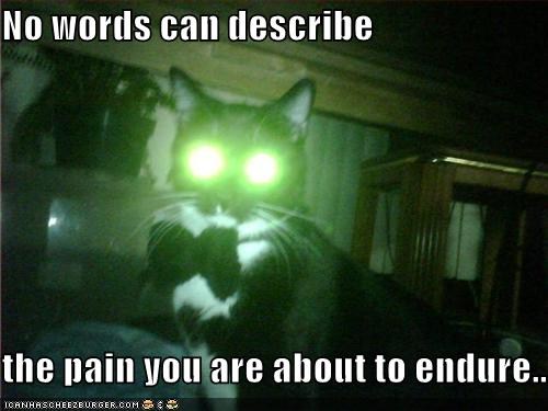 You will beg for mercy !!!!