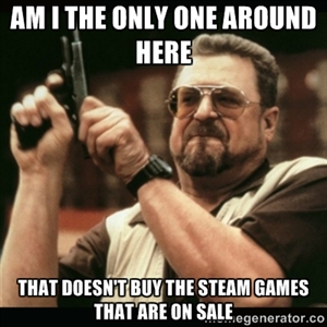 I think that I am the only one