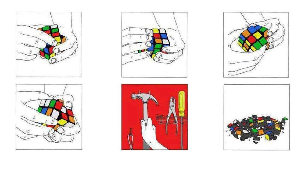 How to solve a rubik's cube the easy way