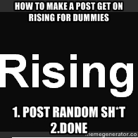 How to get on Rising guide