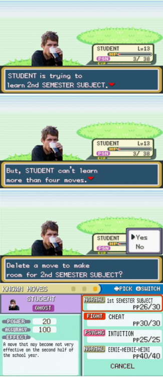 So after the finals, i have to pick wisely for the new semester
