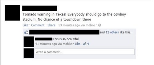No chance of a tornado