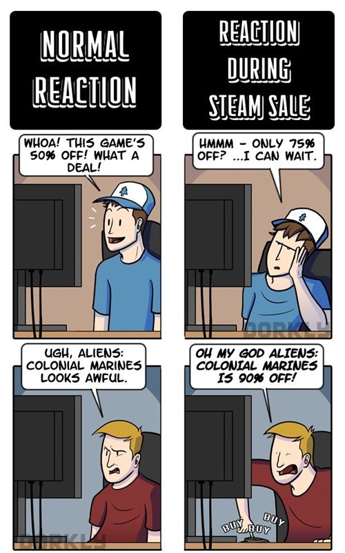 Everyone loves Steam Sales
