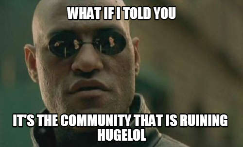 Stop pointing your finger at Hugelol